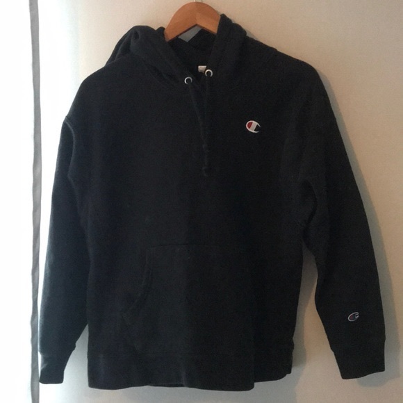 Black x-small Champion reverse weave hoodie - Picture 1 of 4